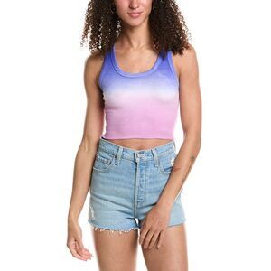 Katiejnyc Womens Livi Ribbed Crop Tank, Blue